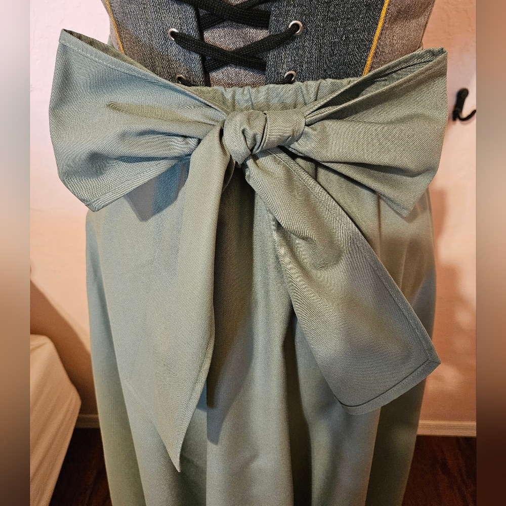 Japanese Style Midi Flared Skirt s2 - Picture 4 of 10